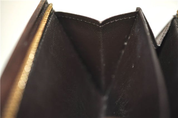 Auth Louis Vuitton Damier Porte Monnaie Billets Tresor Wallet N61730 LV J2053