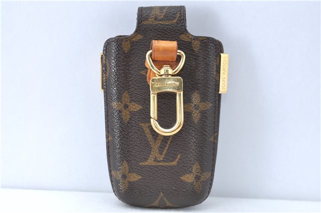 Authentic Louis Vuitton Monogram Etui TelePhone International PM M63064 LV J2055