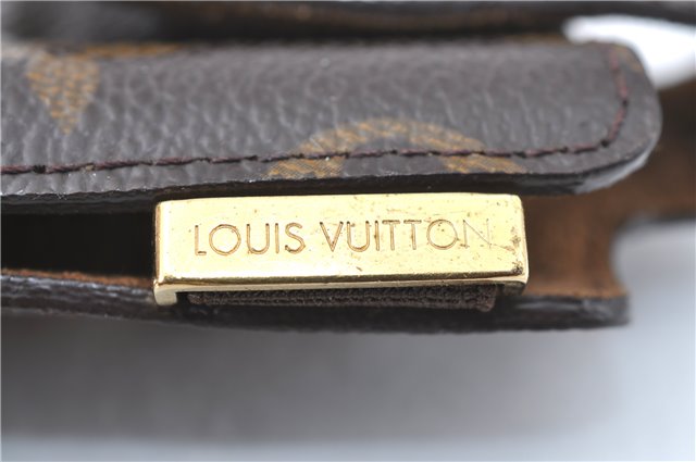 Authentic Louis Vuitton Monogram Etui TelePhone International PM M63064 LV J2055