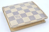 Auth Louis Vuitton Damier Azur Portefeuille Marco Bifold Wallet N60018 LV J2056