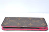 Authentic Louis Vuitton Monogram Folio Iphone 7 8 Case Pink M61906 LV J2058