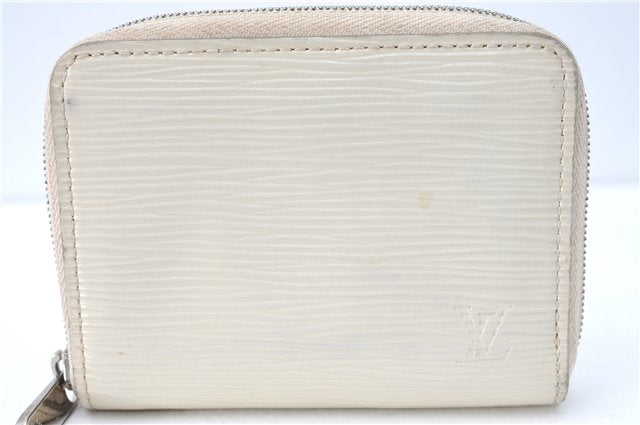 Authentic Louis Vuitton Epi Zippy Coin Purse White M6015J LV J2065