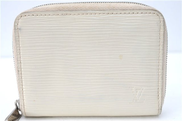 Authentic Louis Vuitton Epi Zippy Coin Purse White M6015J LV J2065