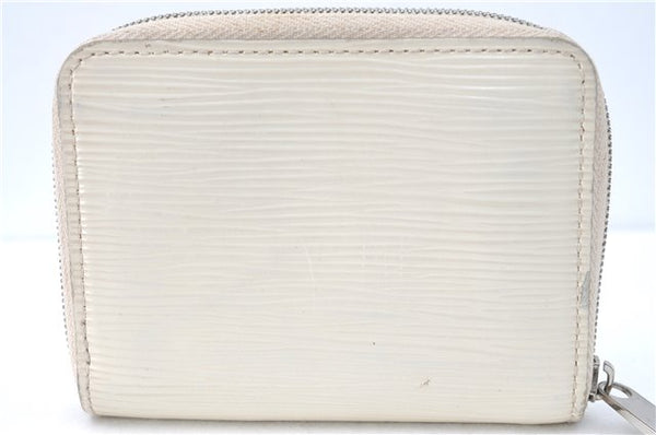 Authentic Louis Vuitton Epi Zippy Coin Purse White M6015J LV J2065