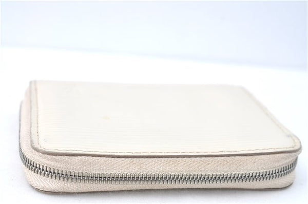 Authentic Louis Vuitton Epi Zippy Coin Purse White M6015J LV J2065
