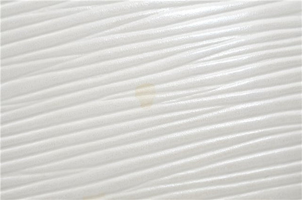Authentic Louis Vuitton Epi Zippy Coin Purse White M6015J LV J2065