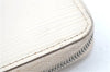 Authentic Louis Vuitton Epi Zippy Coin Purse White M6015J LV J2065