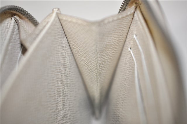 Authentic Louis Vuitton Epi Zippy Coin Purse White M6015J LV J2065