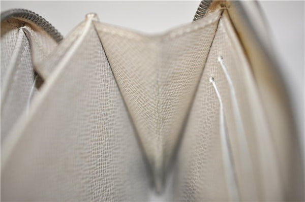 Authentic Louis Vuitton Epi Zippy Coin Purse White M6015J LV J2065