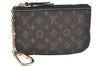 Authentic Louis Vuitton Monogram Idylle Pochette Cles Brown M62994 LV J2068