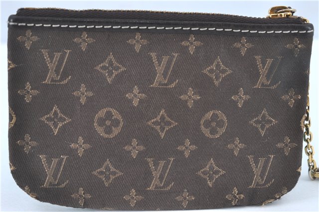 Authentic Louis Vuitton Monogram Idylle Pochette Cles Brown M62994 LV J2068