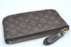 Authentic Louis Vuitton Monogram Idylle Pochette Cles Brown M62994 LV J2068