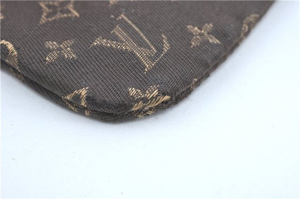 Authentic Louis Vuitton Monogram Idylle Pochette Cles Brown M62994 LV J2068