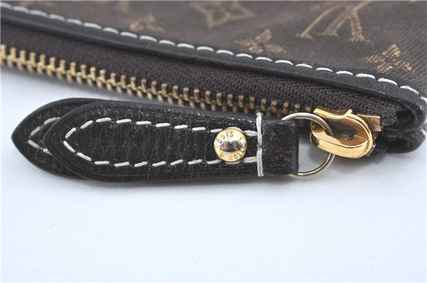 Authentic Louis Vuitton Monogram Idylle Pochette Cles Brown M62994 LV J2068