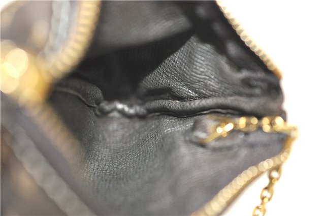 Authentic Louis Vuitton Monogram Idylle Pochette Cles Brown M62994 LV J2068