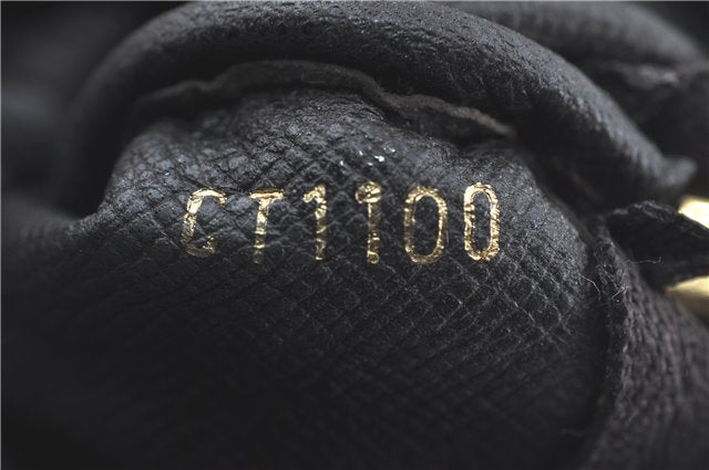 Authentic Louis Vuitton Monogram Idylle Pochette Cles Brown M62994 LV J2068