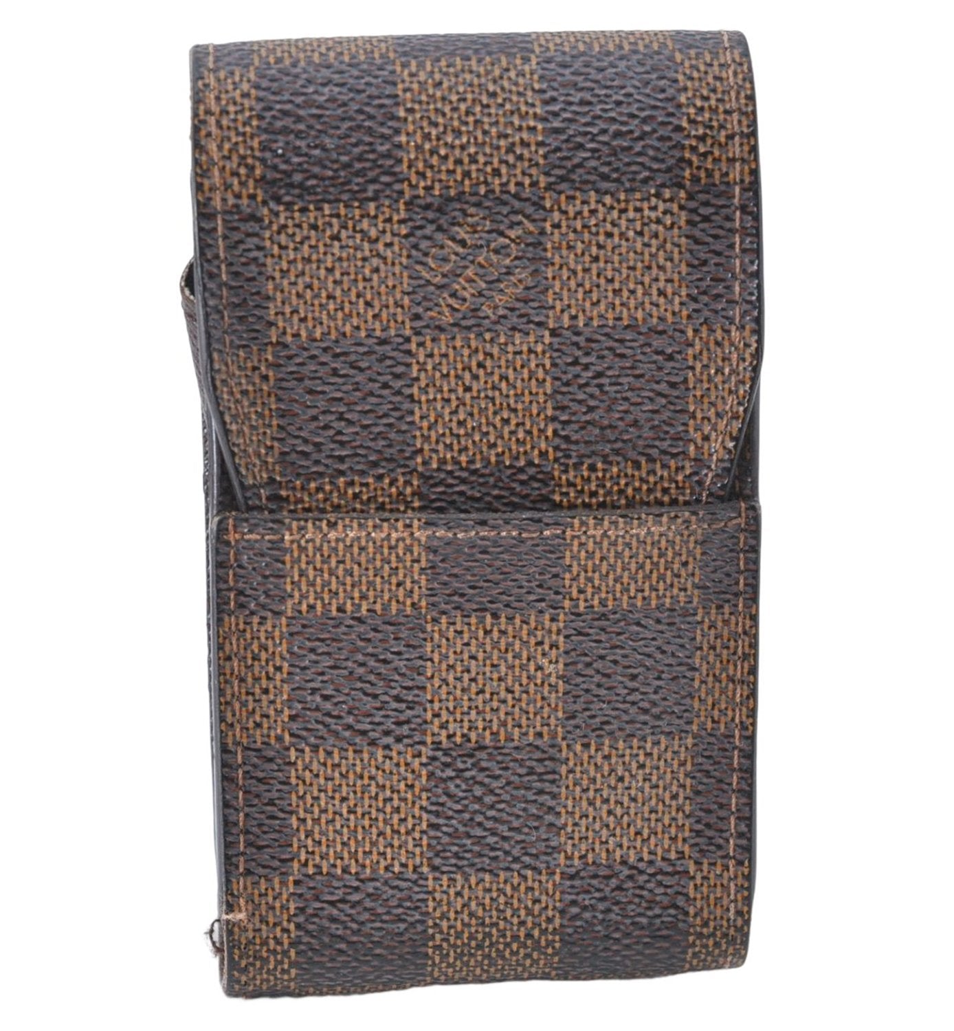Authentic Louis Vuitton Damier Etui Cigarette Case N63024 LV J2071