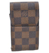 Authentic Louis Vuitton Damier Etui Cigarette Case N63024 LV J2071