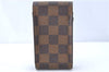 Authentic Louis Vuitton Damier Etui Cigarette Case N63024 LV J2071