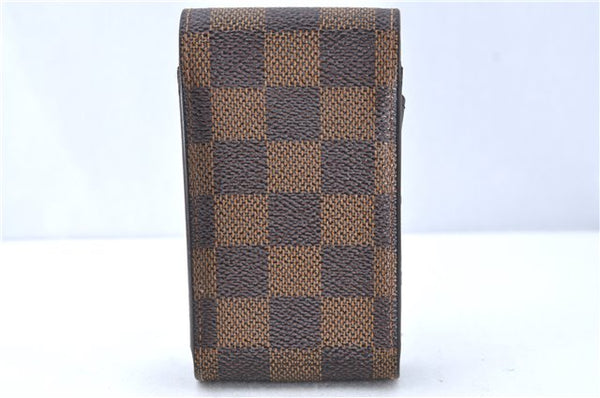 Authentic Louis Vuitton Damier Etui Cigarette Case N63024 LV J2071