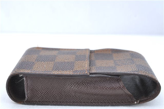 Authentic Louis Vuitton Damier Etui Cigarette Case N63024 LV J2071