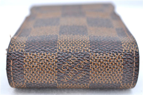 Authentic Louis Vuitton Damier Etui Cigarette Case N63024 LV J2071
