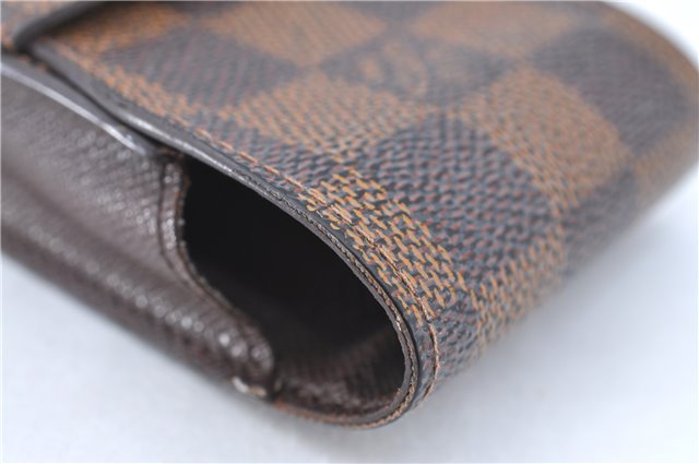 Authentic Louis Vuitton Damier Etui Cigarette Case N63024 LV J2071