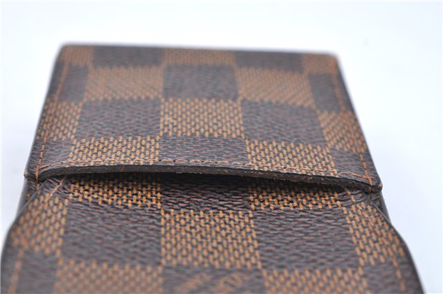 Authentic Louis Vuitton Damier Etui Cigarette Case N63024 LV J2071