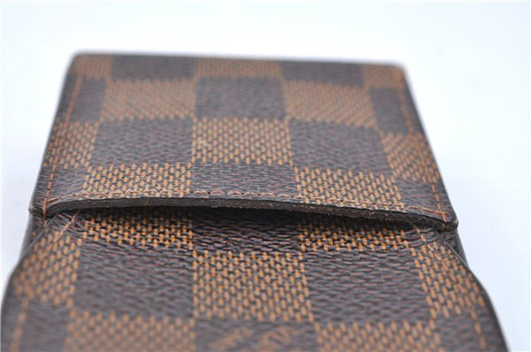 Authentic Louis Vuitton Damier Etui Cigarette Case N63024 LV J2071