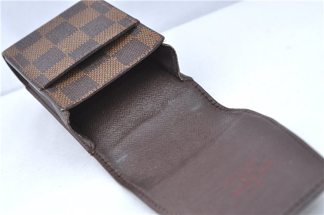 Authentic Louis Vuitton Damier Etui Cigarette Case N63024 LV J2071
