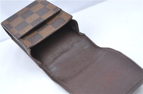 Authentic Louis Vuitton Damier Etui Cigarette Case N63024 LV J2071