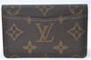 Auth Louis Vuitton Monogram Enveloppe Carte de Visite Card Case M62920 LV J2074