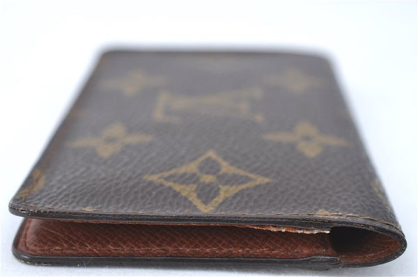 Auth Louis Vuitton Monogram Enveloppe Carte de Visite Card Case M62920 LV J2074
