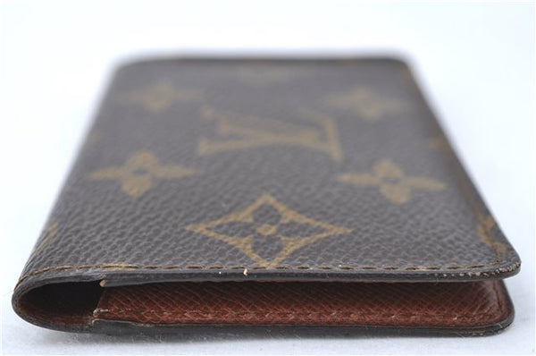 Auth Louis Vuitton Monogram Enveloppe Carte de Visite Card Case M62920 LV J2074