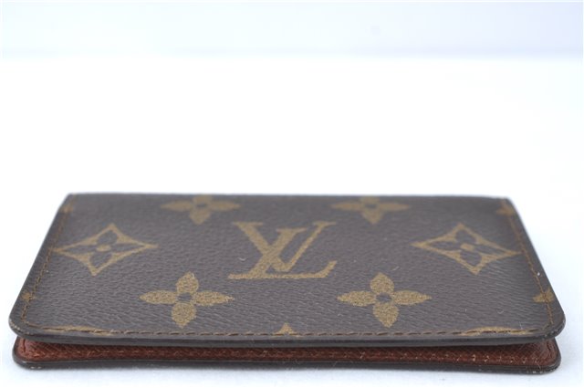 Auth Louis Vuitton Monogram Enveloppe Carte de Visite Card Case M62920 LV J2074