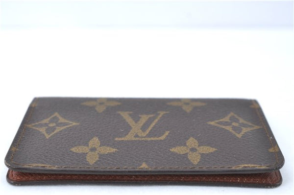 Auth Louis Vuitton Monogram Enveloppe Carte de Visite Card Case M62920 LV J2074