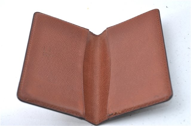 Auth Louis Vuitton Monogram Enveloppe Carte de Visite Card Case M62920 LV J2074