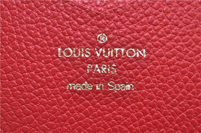 Authentic Louis Vuitton Empreinte Folio iPhone X XS Case Red M63588 LV J2088