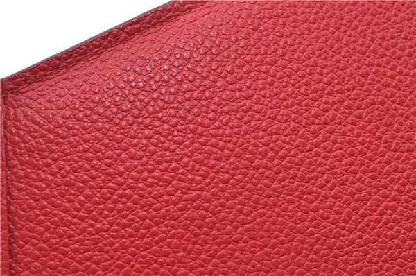 Authentic Louis Vuitton Empreinte Folio iPhone X XS Case Red M63588 LV J2088