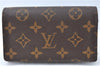 Authentic Louis Vuitton Monogram Portefeuille Tresor Wallet M61736 LV J2090