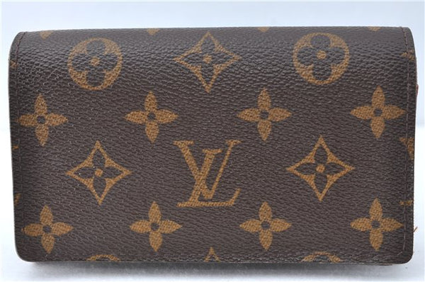 Authentic Louis Vuitton Monogram Portefeuille Tresor Wallet M61736 LV J2090