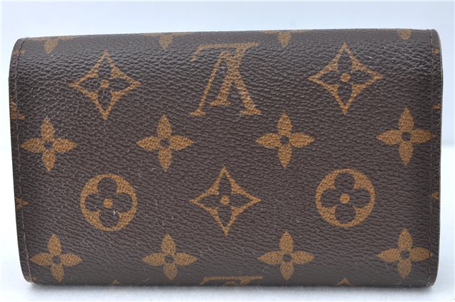 Authentic Louis Vuitton Monogram Portefeuille Tresor Wallet M61736 LV J2090