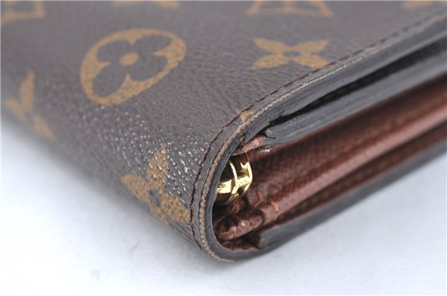 Authentic Louis Vuitton Monogram Portefeuille Tresor Wallet M61736 LV J2090