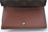 Authentic Louis Vuitton Monogram Portefeuille Tresor Wallet M61736 LV J2090