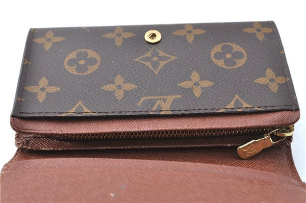 Authentic Louis Vuitton Monogram Portefeuille Tresor Wallet M61736 LV J2090