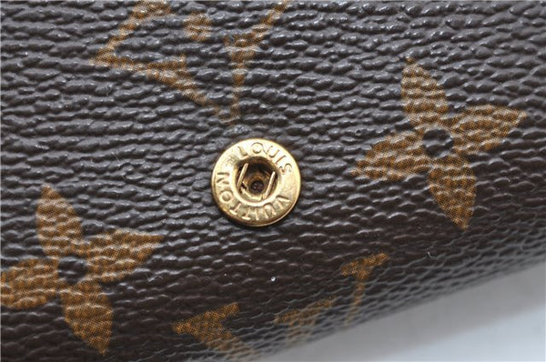 Authentic Louis Vuitton Monogram Portefeuille Tresor Wallet M61736 LV J2090