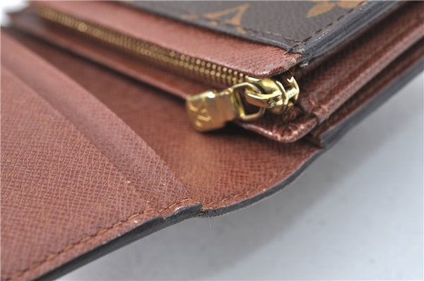 Authentic Louis Vuitton Monogram Portefeuille Tresor Wallet M61736 LV J2090