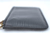 Authentic Louis Vuitton Epi Pochette Cles Coin Case Black M63802 LV J2091
