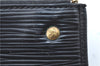 Authentic Louis Vuitton Epi Pochette Cles Coin Case Black M63802 LV J2091
