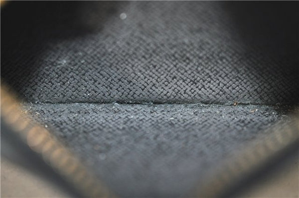 Authentic Louis Vuitton Epi Pochette Cles Coin Case Black M63802 LV J2091